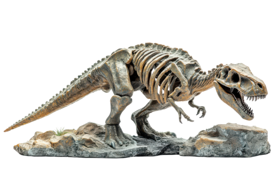 Tyrannosaurus Rex Fossil Skeleton Display Prehistoric Era Extinct Animal