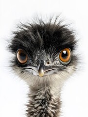 emu_chick_on_white_background
