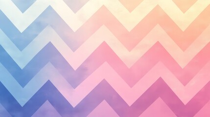 Pastel Zigzag Chevron Pattern Gradient Background