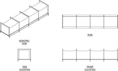 Batting Tunnel design vector illustration for use as a room on the field
