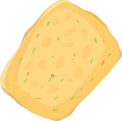 Fried Tempe Illustration