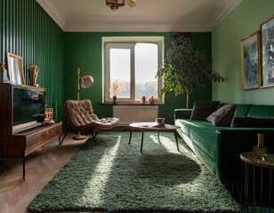 green living room