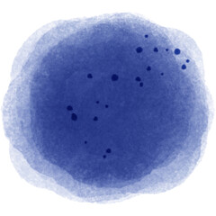 blue ball on white background