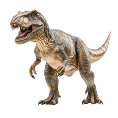 Obraz premium Tyrannosaurus Rex Dinosaur Prehistoric Creature Brown Scales Powerful Jaws