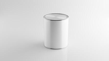 Isolated image paint can 3d render