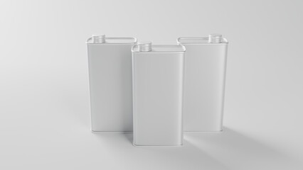 Isolated image oil cans