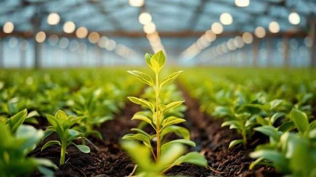 Greenhouse Sapling: A Symbol of Growth and Sustainability