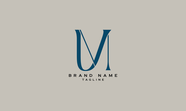 UNM, UMN, NUM, NMU, MNU, MUN, UN, NU, UM, MU, Abstract initial monogram letter alphabet logo design