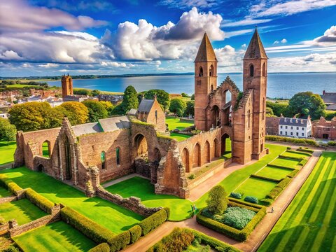 Arbroath Abbey Angus Scotland - Stunning Architectural Photography