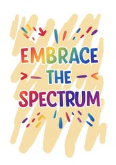 Obraz premium Embrace the spectrum with vibrant colors promoting inclusion and diversity