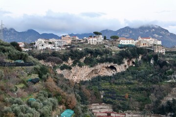 Obraz premium Pontone - Scorcio di Ravello dalla Basilica di Sant'Eustachio