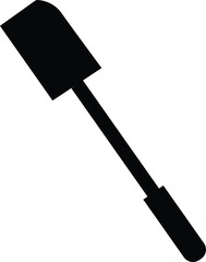 Cooking spatula for mixing icon. Spatula symbol. Silicone spatula sign. flat style.