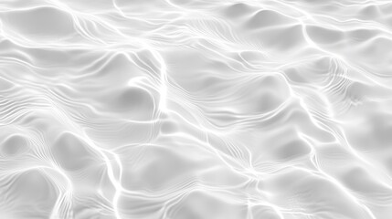 Abstract white water surface texture, wave background, light reflections, design element