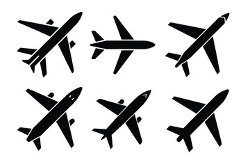 Fototapeta premium Modern and professional vector logo featuring a sleek airplane design, perfect for transport and aviation services. Ideal for airlines, logistics companies, travel agencies, or air cargo businesses.