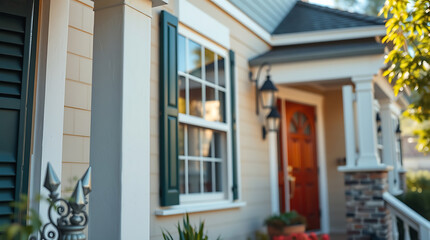Charming Home Exterior: Architectural Details and Curb Appeal