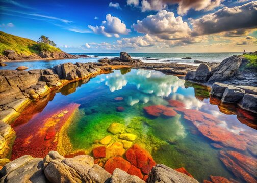 Pristine Salt Rock Tidal Pools, Dolphin Coast, South Africa
