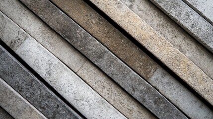 Diagonal Stacked Stone Tiles Showroom Interior Design