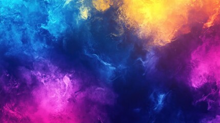 Naklejka premium Abstract colorful smoke background.