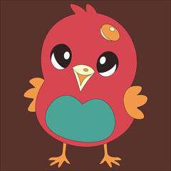 Chick Retro Vectors & Illustrations