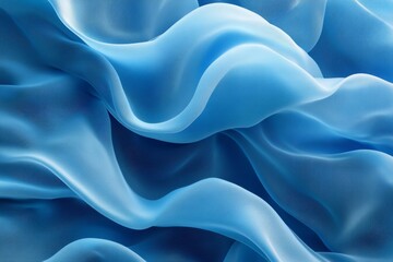 Fototapeta premium Abstract 3d rendering of flowing liquid shapes. Smooth metallic textures for a futuristic feel. Poster, cover, branding, banner, placard., Generative AI