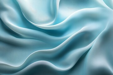 Obraz premium Abstract 3d rendering of flowing liquid shapes. Smooth metallic textures for a futuristic feel. Poster, cover, branding, banner, placard., Generative AI