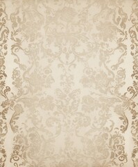 An Elegant and Visually Stunning Vintage Damask Wallpaper Pattern with Timeless Appeal