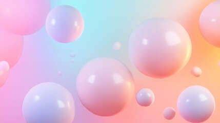bubbles pastel background 