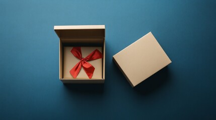  open empty gift box 