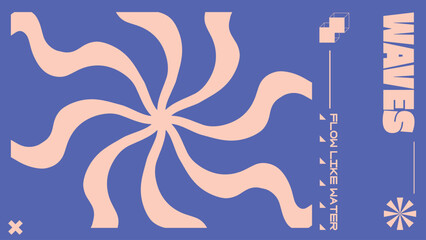 Abstract geometry brutalism background. Brutalist banner template, event design for digital advertisement and social media. Creative shape layout design