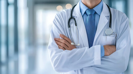 Vivid Depiction of Doctor Explaining Health Screening in Modern Medical Environment