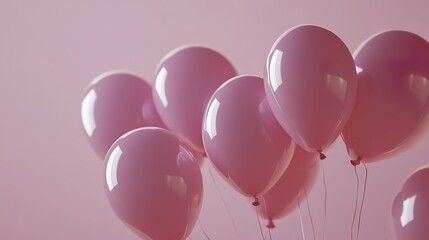 Bright Balloons Floating in Harmony, Symbolizing Joy and Celebration