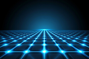 Neon holographic grids glowing with precision on a sleek surface - Ideal for futuristic design projects and technology-themed content