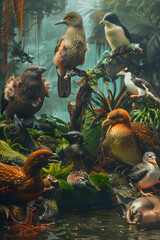 Endemic Wildlife of New Zealand: A Showcase of Kiwi's Unique Fauna