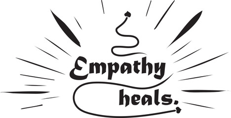 Social Awareness Hand drawn lettering phrase, Calligraphy t-shirt design, Hand written vector sign, 