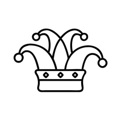 Jester's hat with bells, a traditional carnival accessory