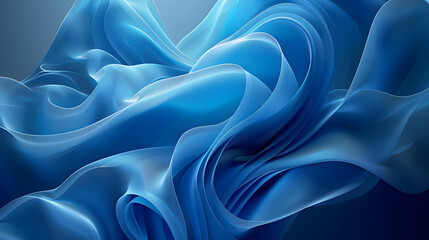 Fototapeta premium A mesmerizing blue abstract background, generative ai