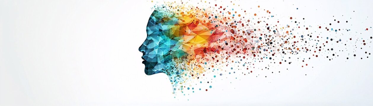 behavioral trends and analysis, human-focused marketing, warm and inviting design, creative abstract visuals, cutting-edge approach