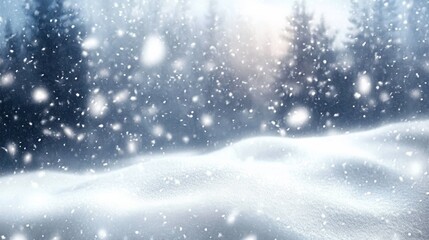 winter space of snow 