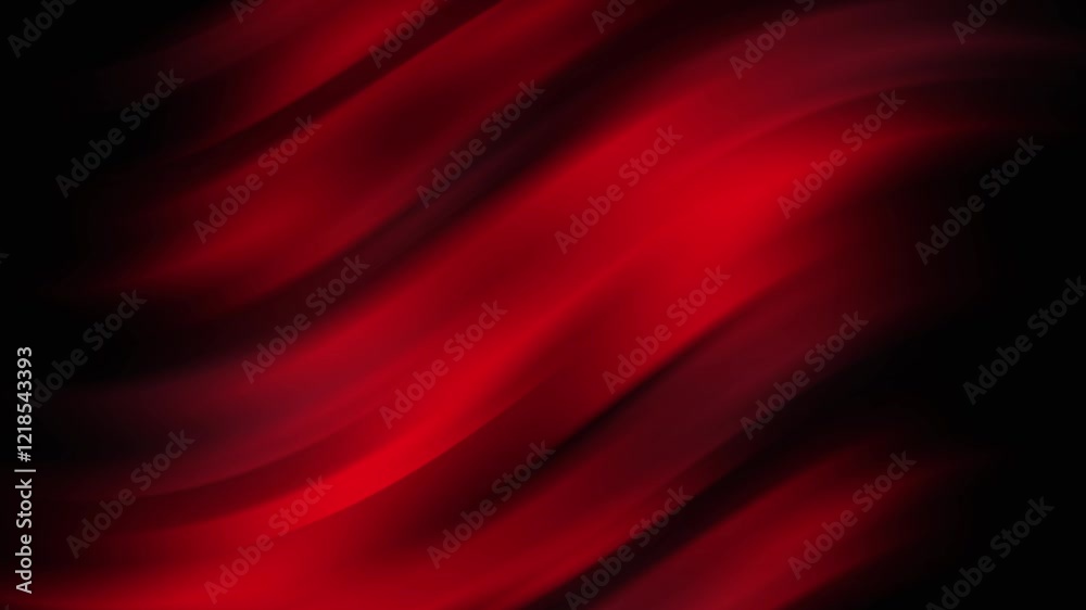 Poster red and black modern gradient wave liquid abstract animation background