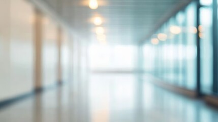 blur image background of corridor in hospital or clinic image