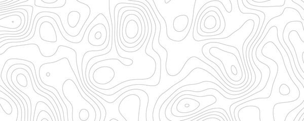 Lines Topographic contour lines vector map seamless pattern. White texture for your perfect interior. Abstract white paint floor stamped concrete surface pattern circle rough gray.	