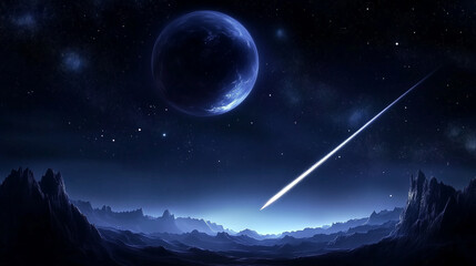 moon and stars