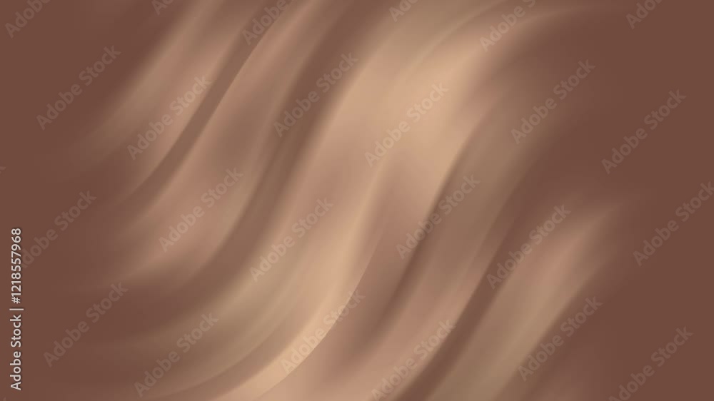 Poster warm neutral brown liquid gradient wave abstract elegant background animation