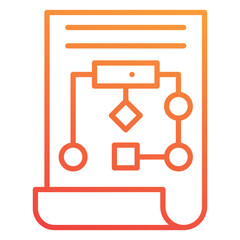 Flow Chart Icon