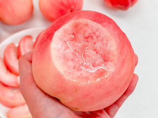  fresh slice of peach