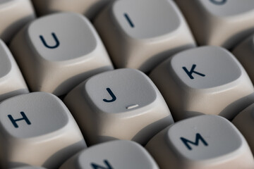 close up of keyboard