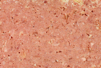 Corned beef meat slice texture background detail
