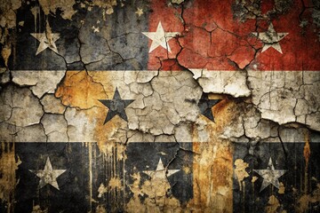 Obraz premium Distressed Background with Worn Textures and Vintage Effects