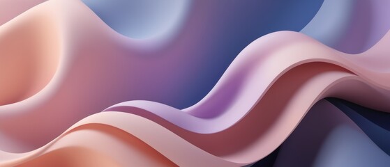 Abstract waves in pink tones with flowing curves and light swirls for an elegant background design