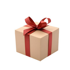 Obraz premium gift box isolated on white